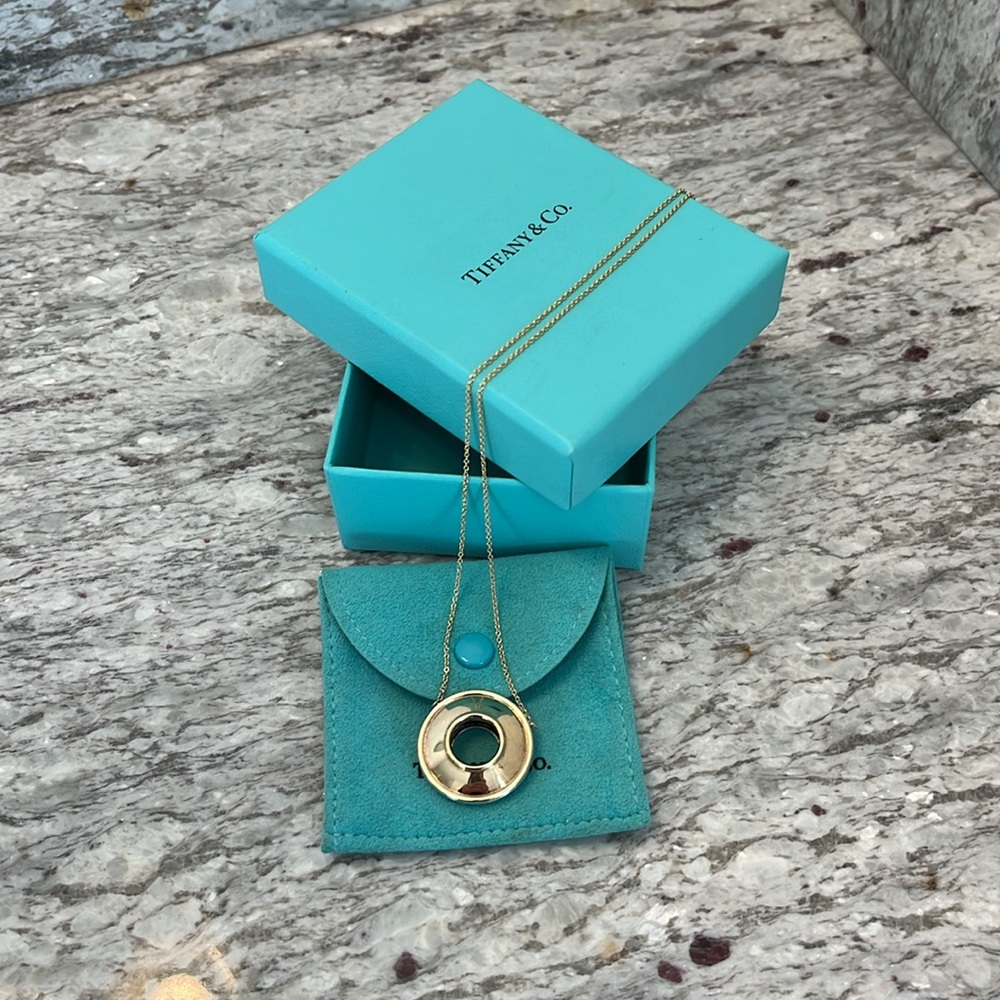 Tiffany & Co Paloma Picasso 18k & Silver Gold Magic Necklace